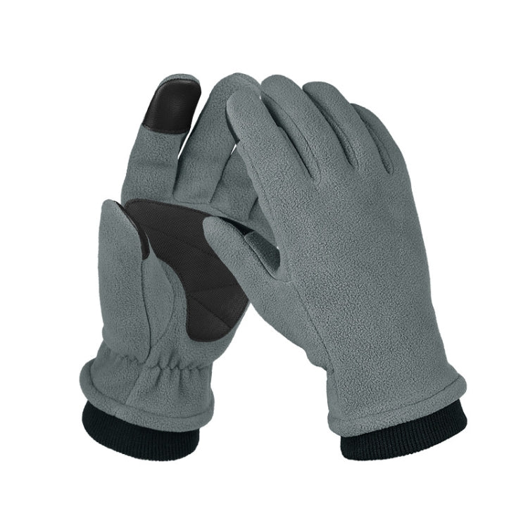 1pair Rocker Fleece Winter Warm Anti-Slip Gloves Outdoor Riding Sports Gloves-Reluova