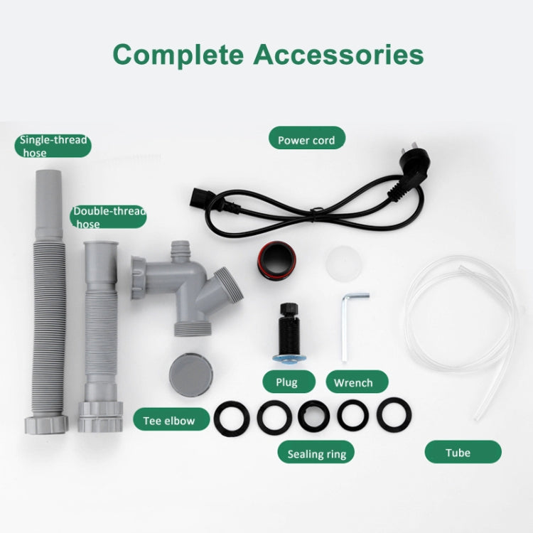 Food Garbage Disposer 7 Levels Grinding Connectable For Dishwasher