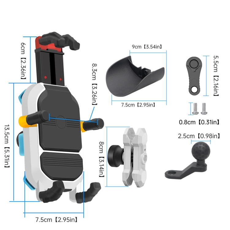 Colorful Motorcycle Shock-absorbing Navigation Mobile Phone Holder ÎҵÄÉ̵ê