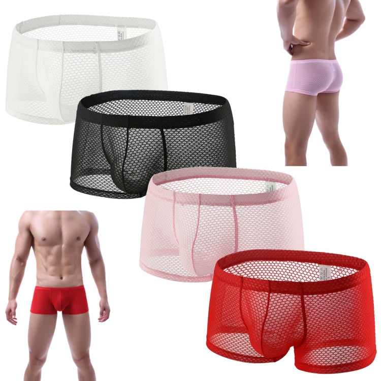 Men Mesh Boxer Briefs Sexy Breathable Comfortable Underwear My Store