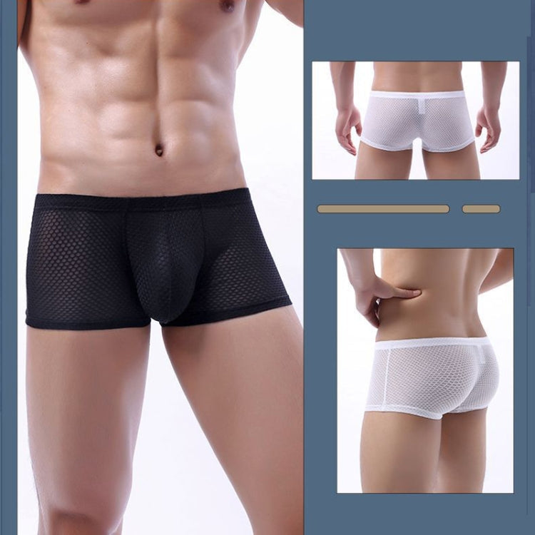 Men Mesh Boxer Briefs Sexy Breathable Comfortable Underwear My Store