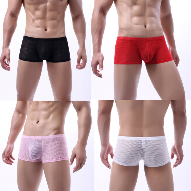 Men Mesh Boxer Briefs Sexy Breathable Comfortable Underwear My Store