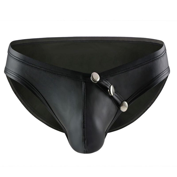 Men Sexy Patent Leather Briefs Faux Leather Butt Lifter Triangle  Underwear My Store