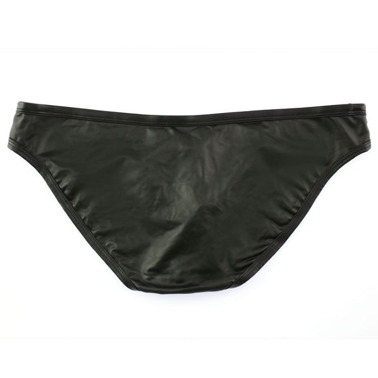 Men Sexy Patent Leather Briefs Faux Leather Butt Lifter Triangle  Underwear My Store