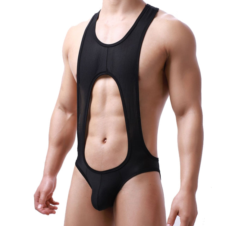 Men Fine Mesh Breathable One-piece Underwear Bodysuit My Store