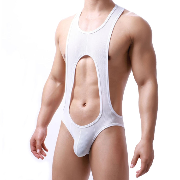 Men Fine Mesh Breathable One-piece Underwear Bodysuit My Store