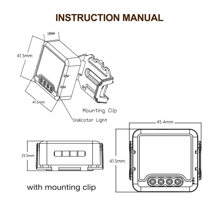 Smart Switch Module For Alexa / Google Home / Tuya Smart Life APP Reluova