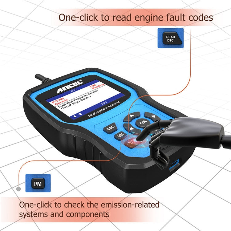 ANCEL BM700 For BMW Full System Diagnostic OBDII Tester Maintenance And Resetting Repair Tools