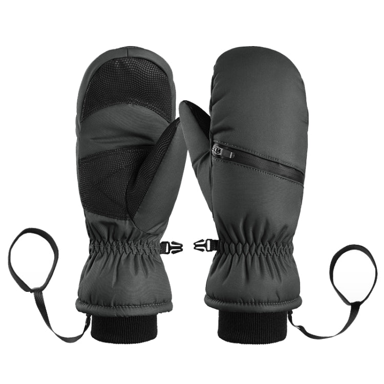 Winter Padded Ski Gloves Outdoor Windproof Warm Sports Gloves Reluova