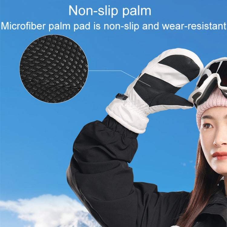 Winter Padded Ski Gloves Outdoor Windproof Warm Sports Gloves