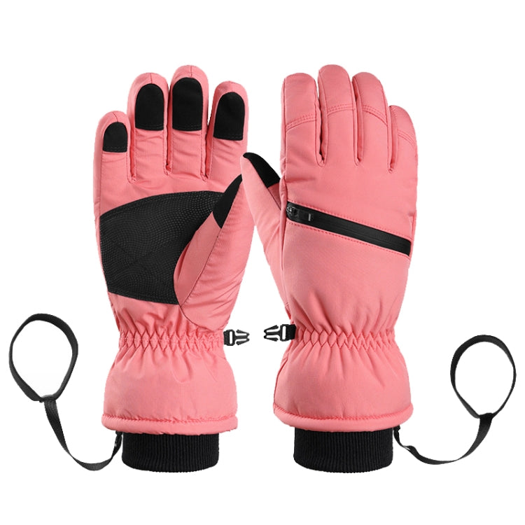 Winter Padded Ski Finger Gloves Outdoor Windproof Warm Sports Gloves