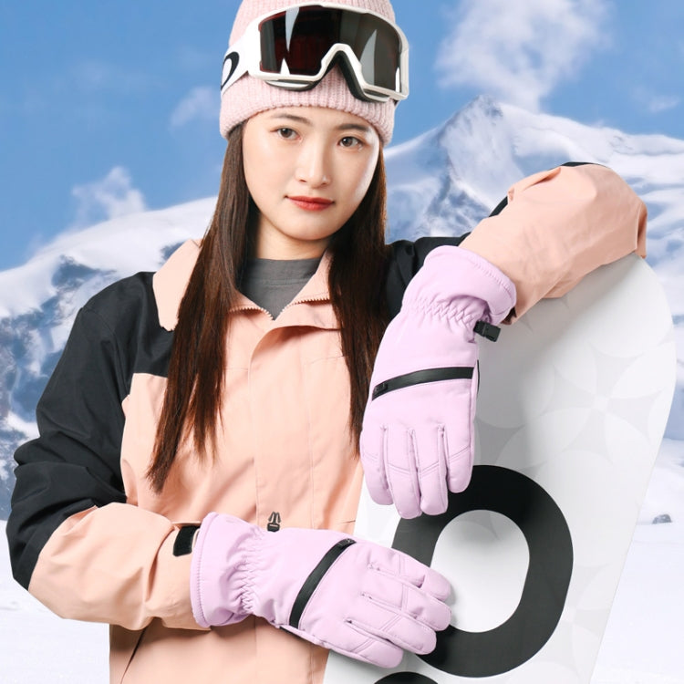 Winter Padded Ski Finger Gloves Outdoor Windproof Warm Sports Gloves