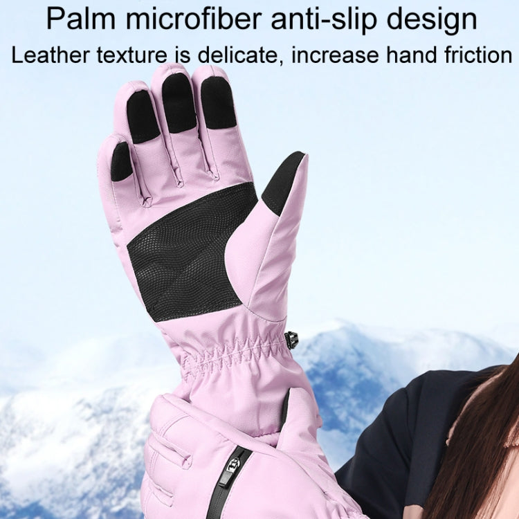 Winter Padded Ski Finger Gloves Outdoor Windproof Warm Sports Gloves