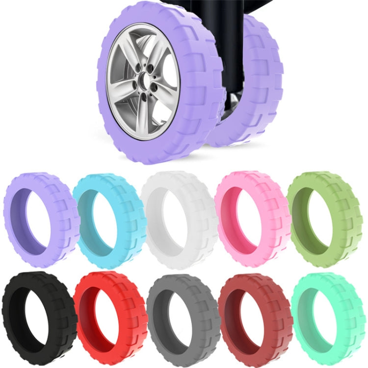 8pcs /Set Luggage Wheel Silicone Protective Cover Swivel Chair Wheel Sound Reducing Cover-Reluova