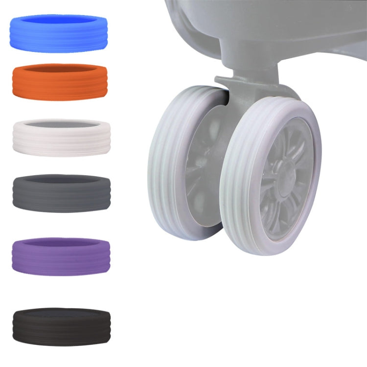 8pcs /Set Luggage Wheel Silicone Protective Cover Swivel Chair Wheel Sound Reducing Cover-Reluova