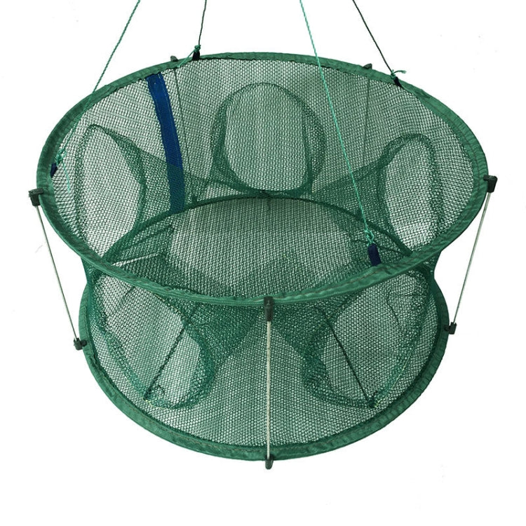 Automatic Folding Fish Net With Support Rod Fishing Cage Lobster Net Fishing Gear Reluova