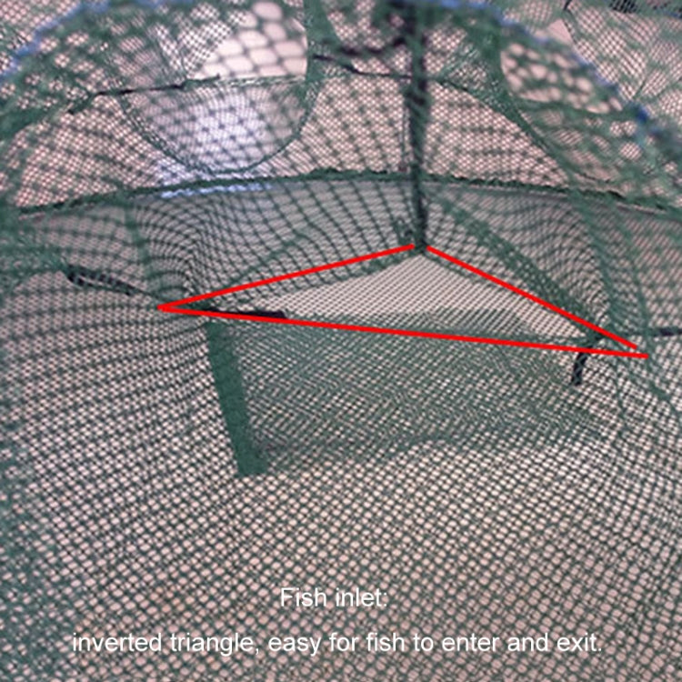 Automatic Folding Fish Net With Support Rod Fishing Cage Lobster Net Fishing Gear Reluova