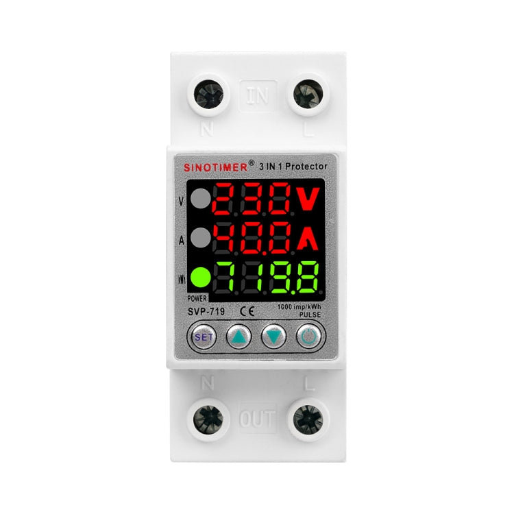 Over Under Voltage Protector Electricity Usage Monitor Power Voltmeter Reluova