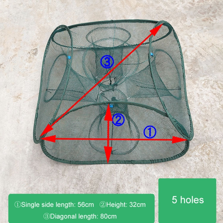 Automatic Folding Fishing Cage Square Fishing Net Shrimp Fishing Gear