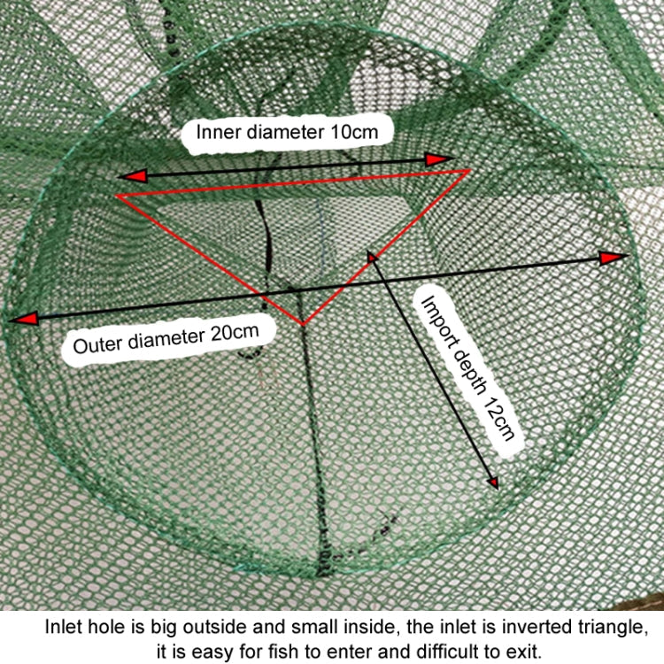 Automatic Folding Fishing Cage Square Fishing Net Shrimp Fishing Gear Reluova