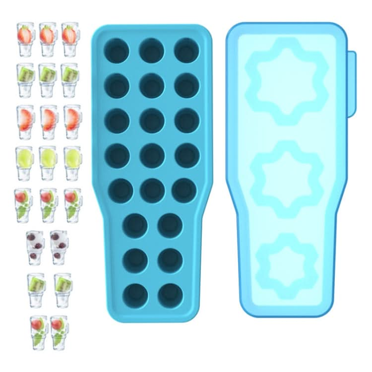 For Stanley Silicone Ice Compartment Large Capacity Ice Mould With Lid Reluova