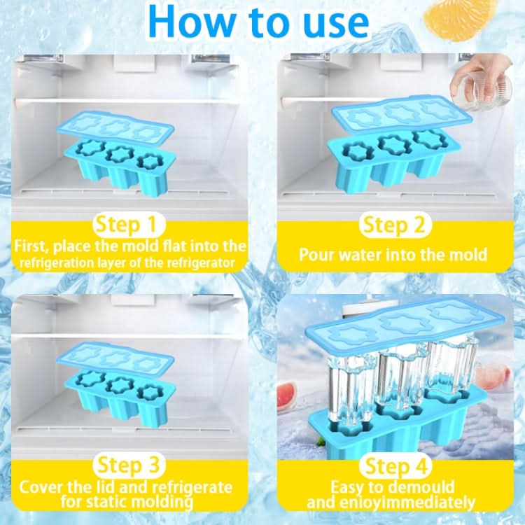 For Stanley Silicone Ice Compartment Large Capacity Ice Mould With Lid Reluova