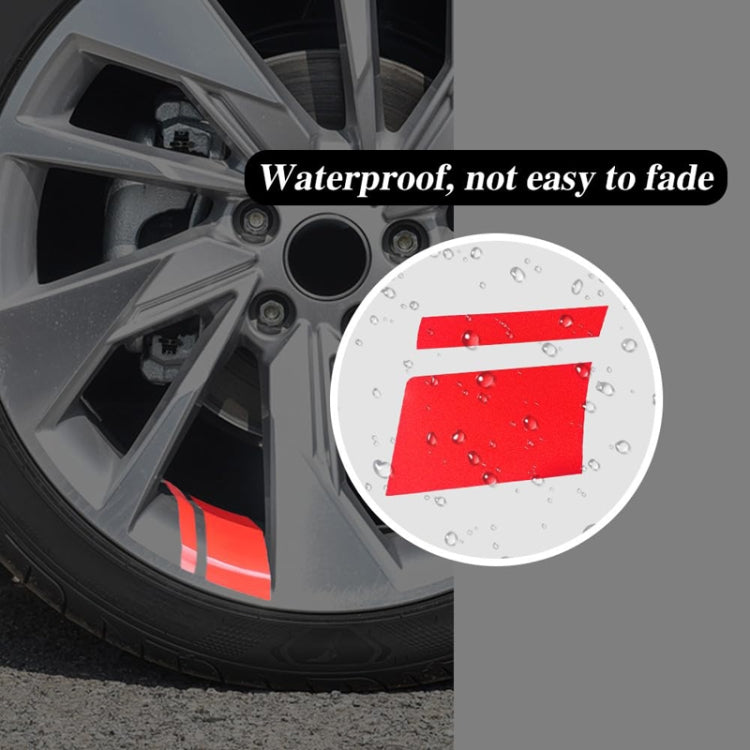 2pairs 18 inch~21 inch Car Reflective Wheel Modification Stickers ÎҵÄÉ̵ê