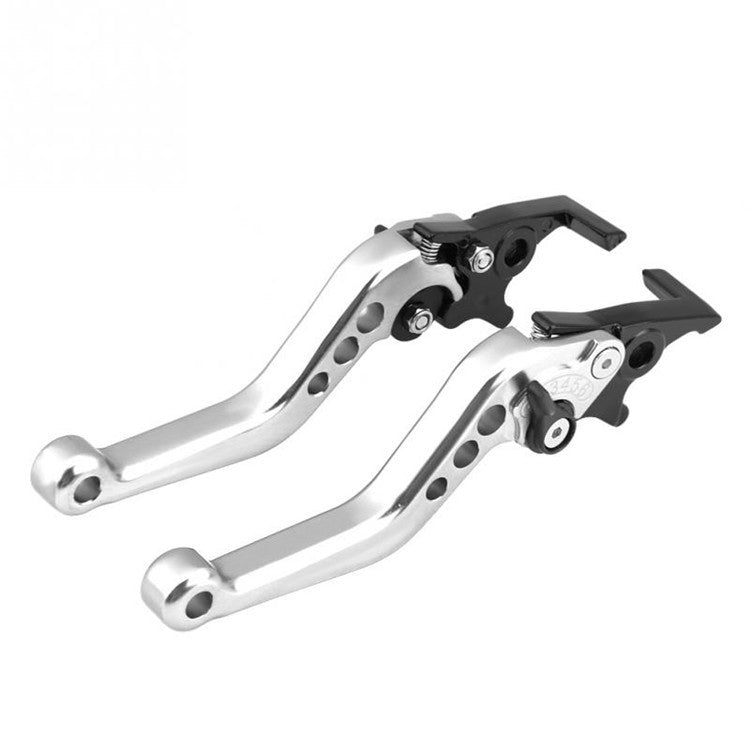 1pair Motorcycle CNC Six Speed Dual Disc Brake Handlebar Cowl Adjustable Electric Bike Brake Lever