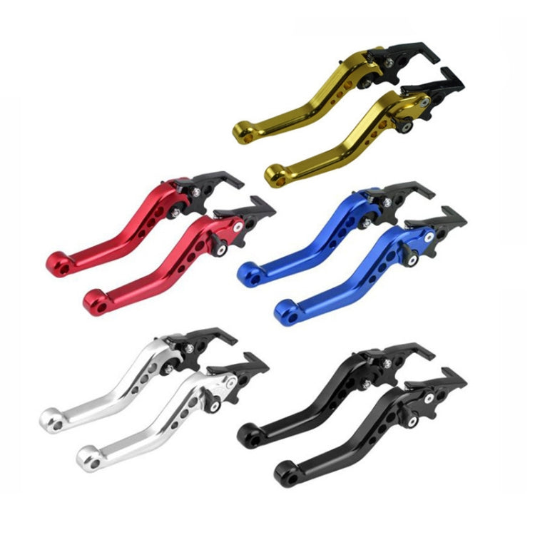 1pair Motorcycle CNC Six Speed Dual Disc Brake Handlebar Cowl Adjustable Electric Bike Brake Lever