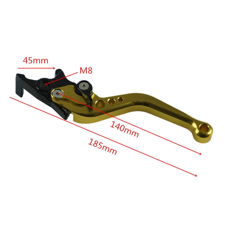 1pair Motorcycle CNC Six Speed Dual Disc Brake Handlebar Cowl Adjustable Electric Bike Brake Lever