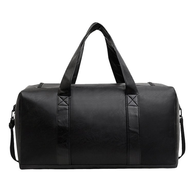 Large-capacity Business Handbag Men's Short Trip Travel Waterproof Leather Luggage Bag My Store