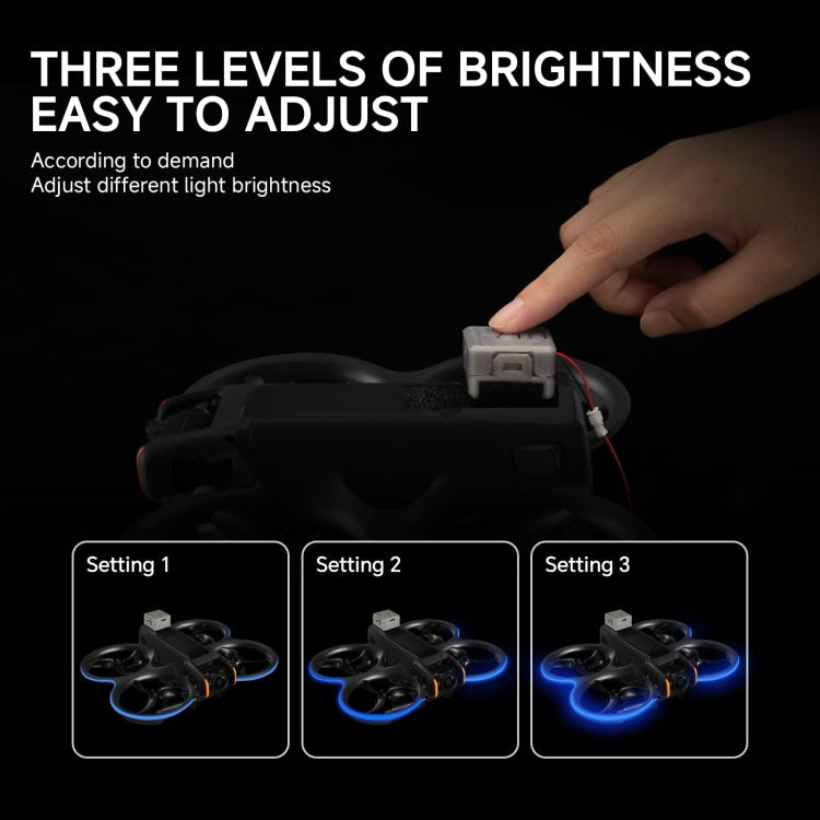 For DJI Avata 2 RCSTQ Colorful Luminous Light Belt High Bright Tube Night Flight Warning Light Strip My Store