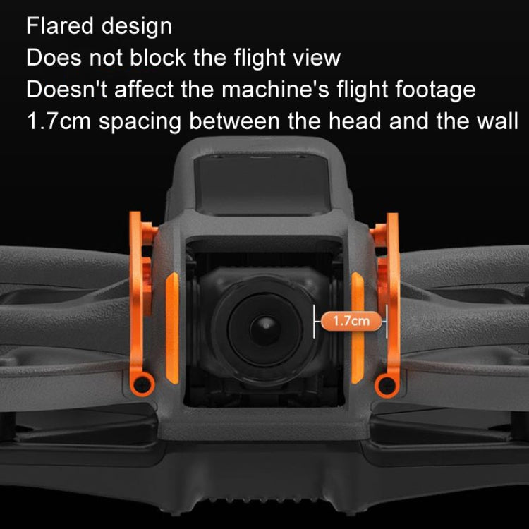 For DJI Avata 2 RCSTQ Aluminum Alloy Flying Machine Lens Collision Protection Bar