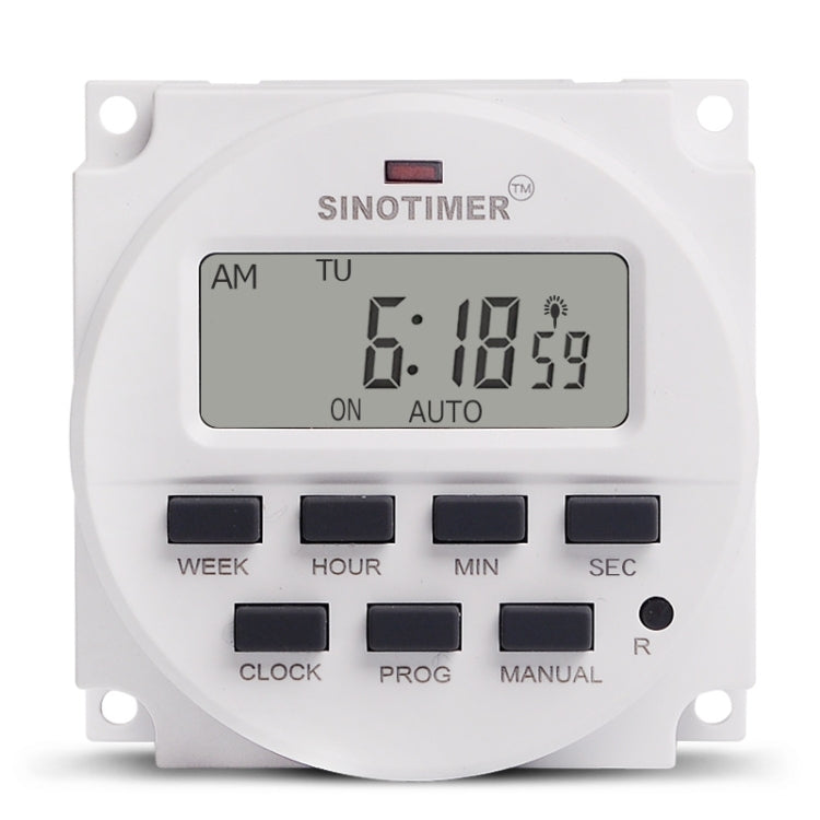 SINOTIMER TM618SH  1 Second Interval Digital LCD Timer Switch Programmable Time Relay Reluova