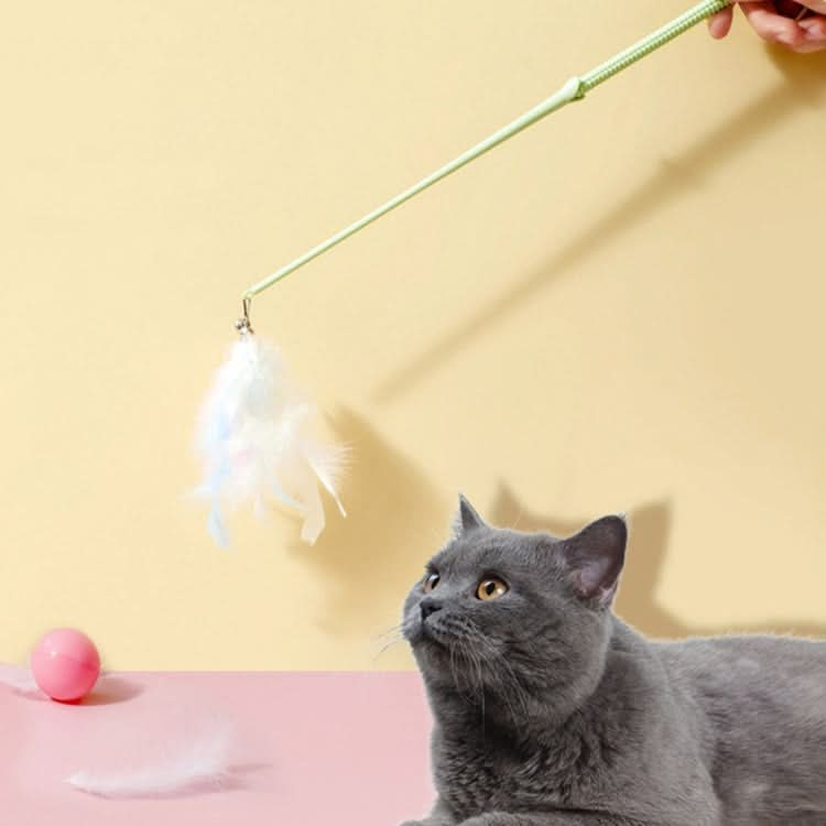 Cats Detachable Self-Exciting Toys Bell And Feather Teaser - Reluova