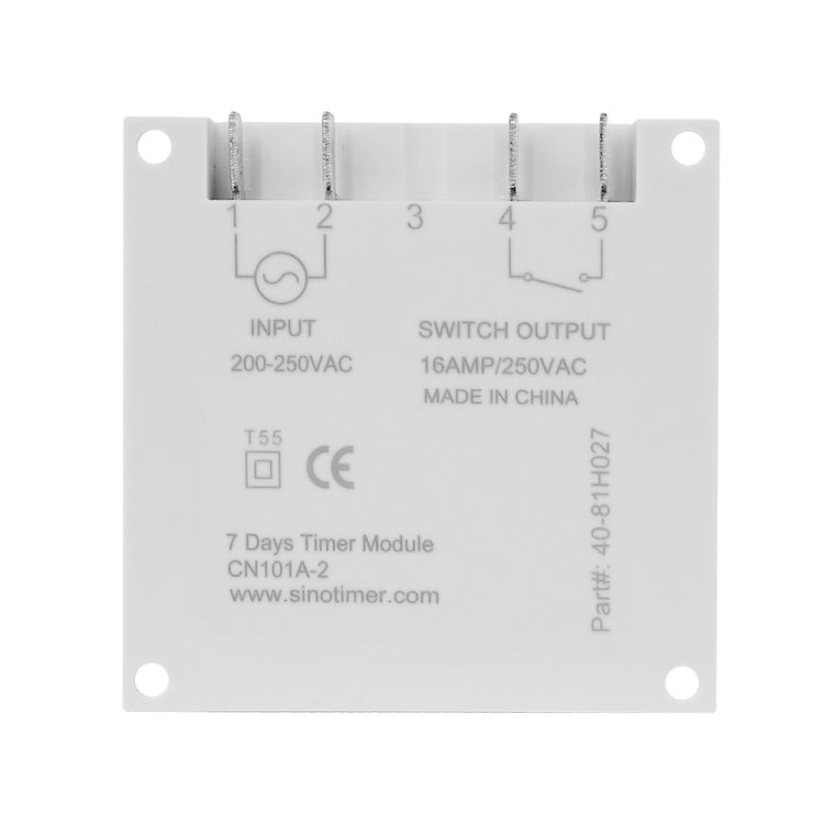 SINOTIMER  CN101A  5V  16A Digital LCD Timer Switch Programmable Timer Controller