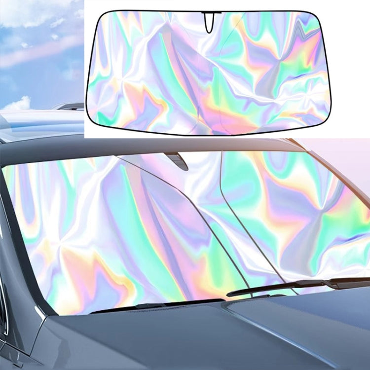 Car Front Windshield Sunshade Colorful Laser Heat Insulation Sunscreen Sunshade Umbrella ÎҵÄÉ̵ê