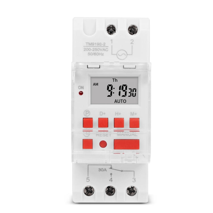 30A Programmable Digital Timer Switch Automatic Cycle Timing Controller Reluova