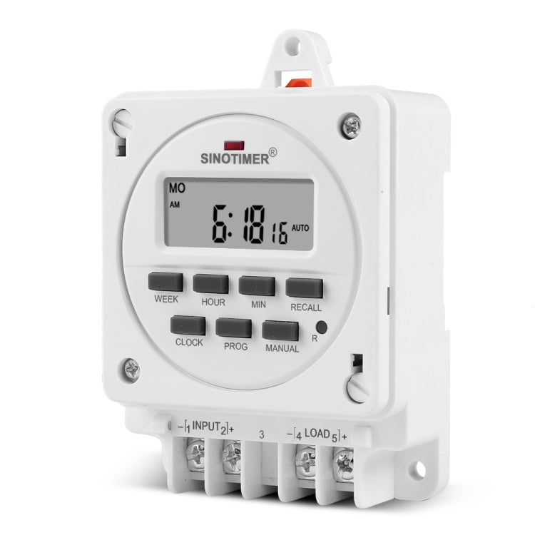 Smart Digital 7 Days Programmable Timer Switch 16A Controller With Mounting Base