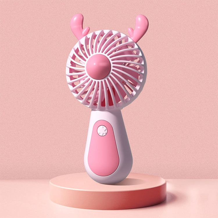 Cute Cartoon Handheld Small Fan Mini Portable USB Charging Fan - Reluova