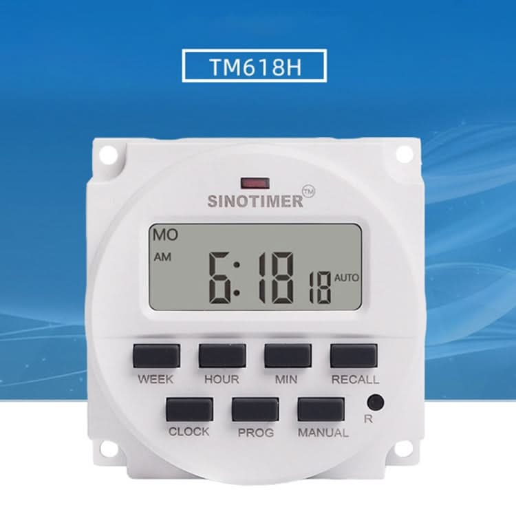 SINOTIMER Programmable Timer Switch Time Controller Reluova