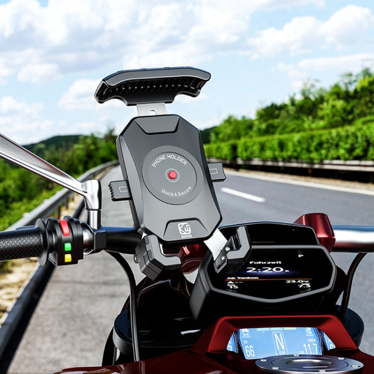 Kewig Motorcycle Heightened Navigation Bracket Outdoor Riding Anti-Theft Cell Phone Holder ÎҵÄÉ̵ê