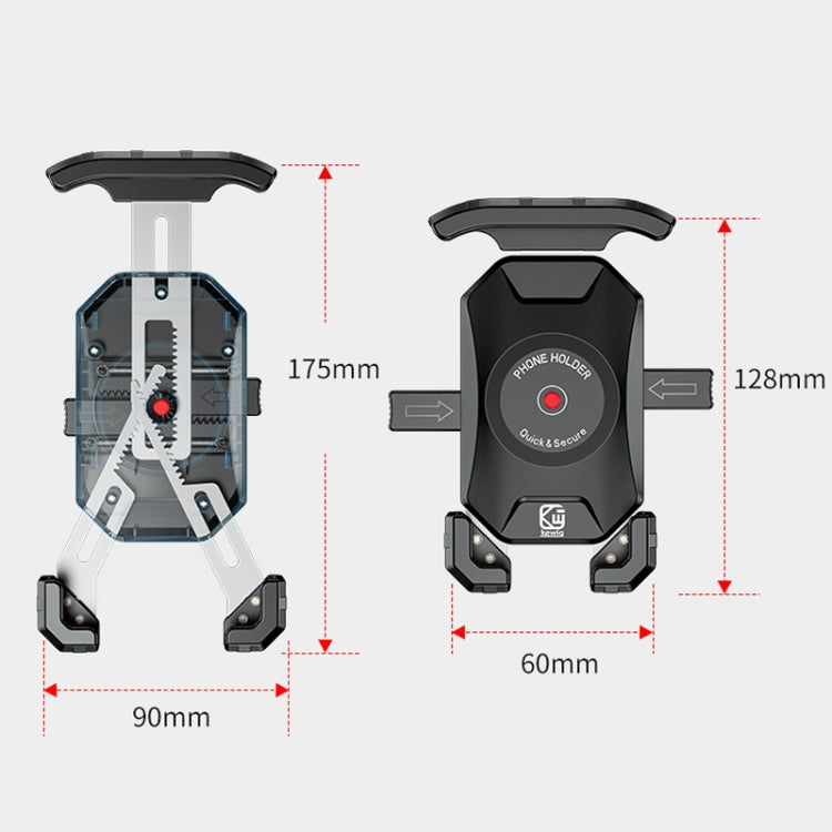 Kewig Motorcycle Heightened Navigation Bracket Outdoor Riding Anti-Theft Cell Phone Holder ÎҵÄÉ̵ê