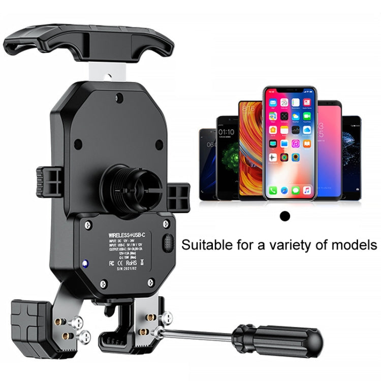 Kewig Motorcycle Heightened Navigation Bracket Outdoor Riding Anti-Theft Cell Phone Holder ÎҵÄÉ̵ê