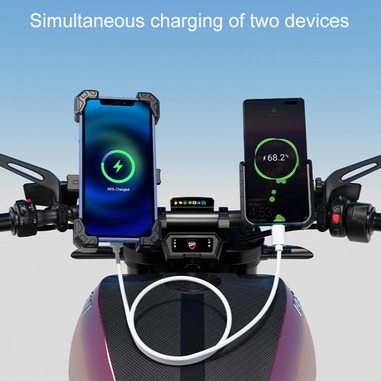 Kewig Motorcycle Navigation Phone Holder Outdoor Riding Charging Bracket ÎҵÄÉ̵ê