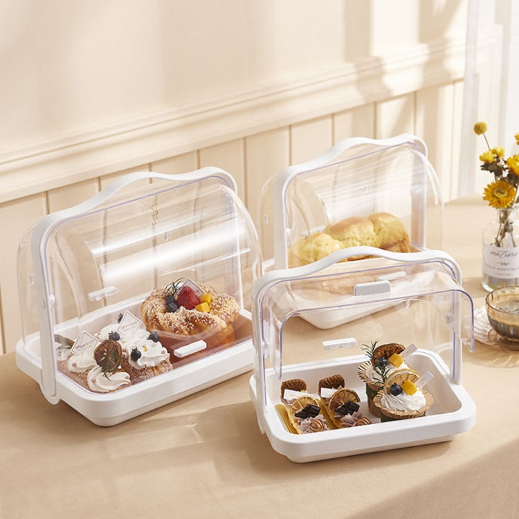 Portable Multi-function Transparent Storage Box Bread Box Bottle Organizer With Dustproof Lid My Store