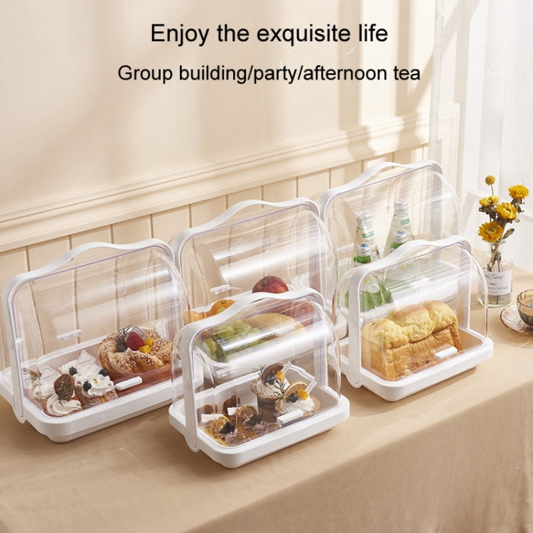 Portable Multi-function Transparent Storage Box Bread Box Bottle Organizer With Dustproof Lid My Store