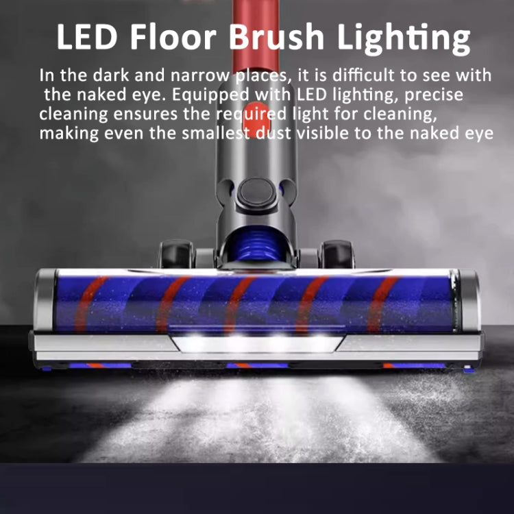 Vacuum Cleaner Soft Velvet Floor Brush Head with LED Lighting Independent Motor