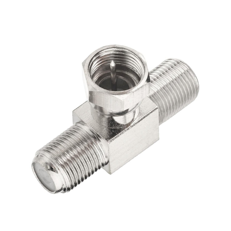 F Type Splitter 3 Way Connector F Male To Dual F Female Coaxial Connector Adapter My Store