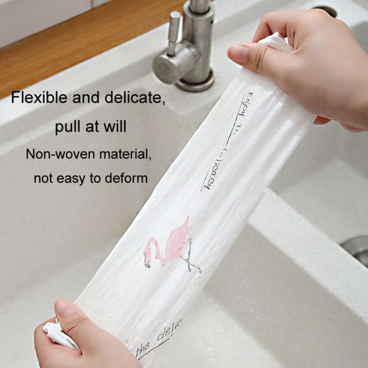 Thickened Disposable Dishwashing Cloth Rag Wet And Dry Oil-absorbing Kitchen Paper Reluova